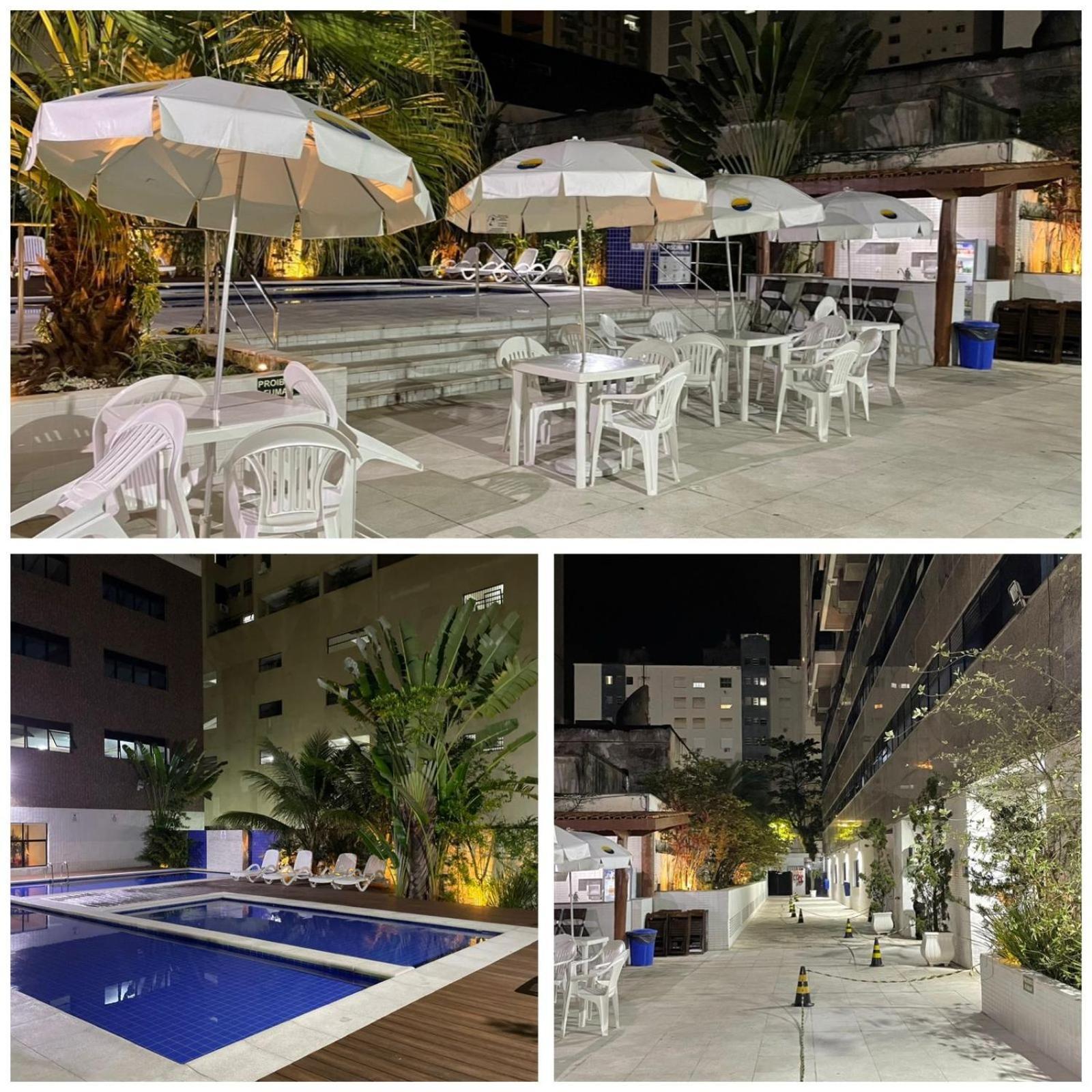 Capitania Varam Apartamento-Flat Com Piscina E Vista Mar Guaruja Pitangueiras Extérieur photo